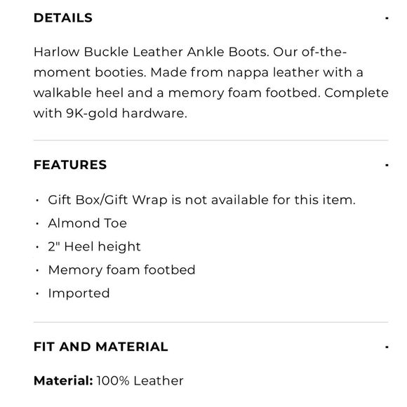 Talbots Harlow Buckle black leather heeled booties size 8.5 - Picture 12 of 12